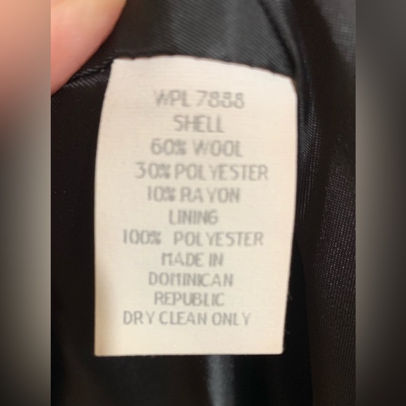 JLo Classic Wool Coat Sz M - Picture 3 of 5